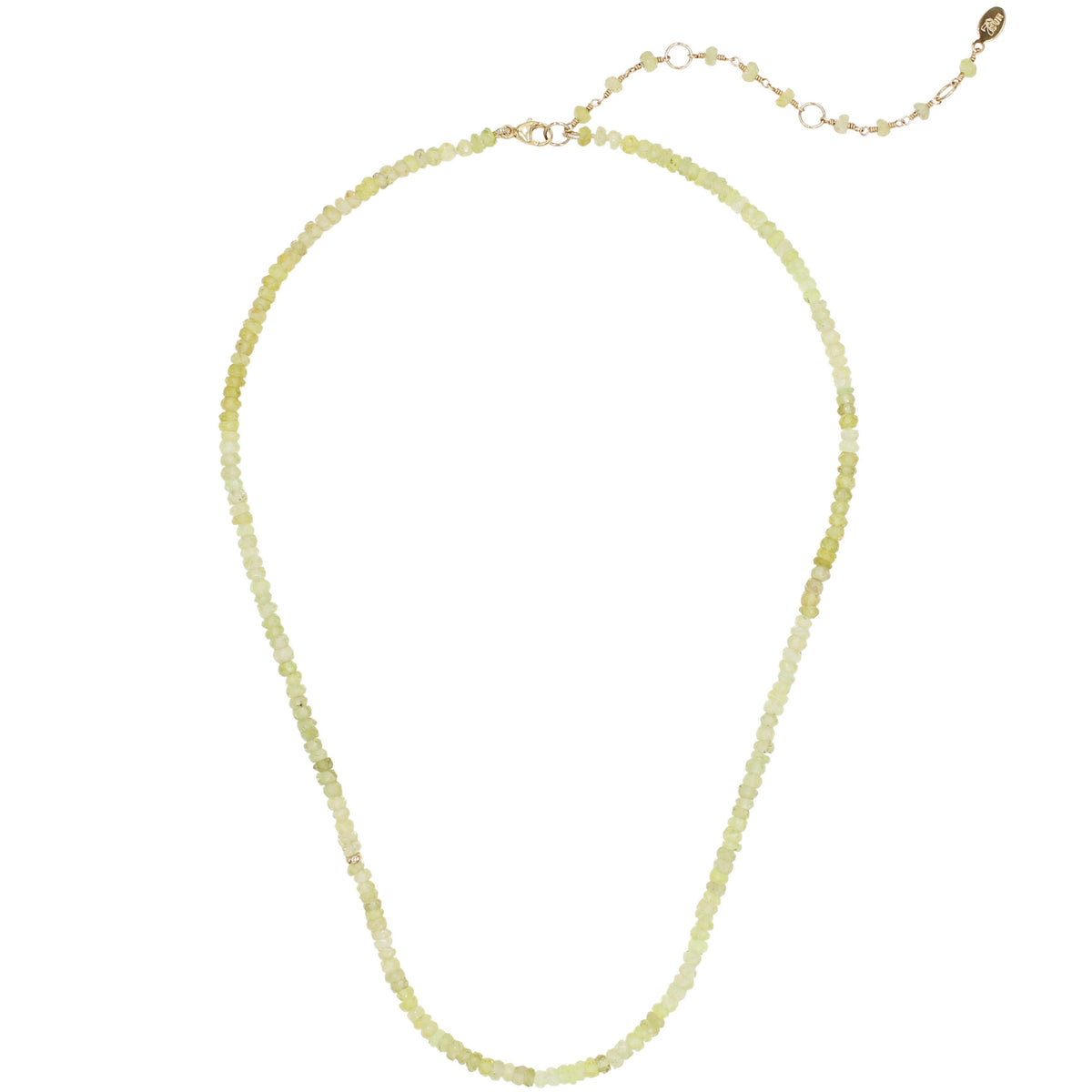 Simple Strand Necklace Chrysoberyl