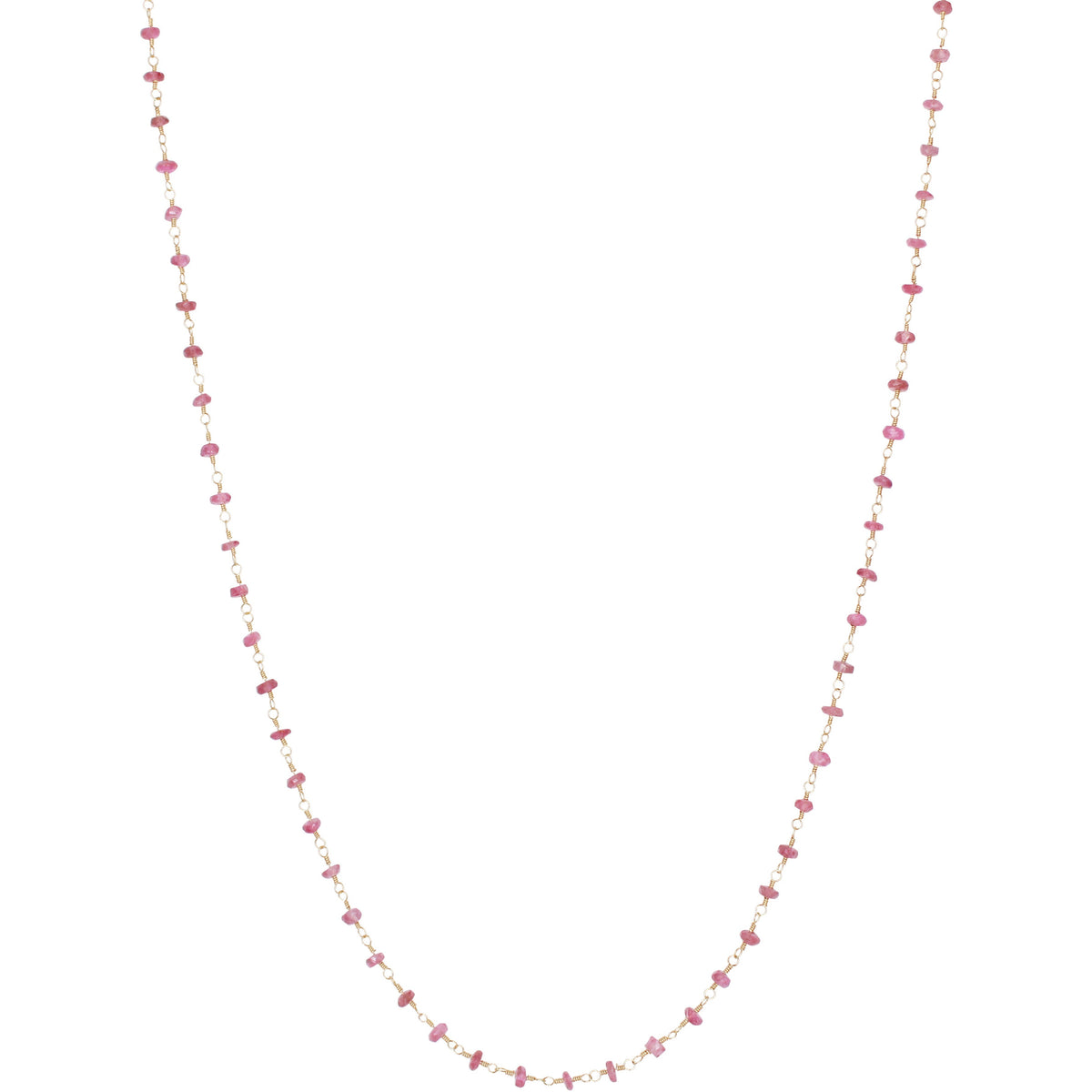 Sacred Strand Necklace Pink Tourmaline
