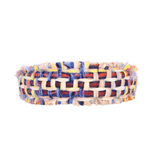Load image into Gallery viewer, Maria La Rosa Tweed Hairband in March Blue
