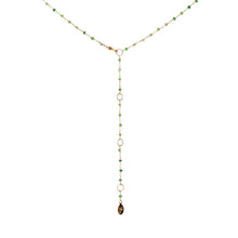 Load image into Gallery viewer, Sacred Strand Necklace Micro-Tsavorite
